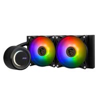 Система охлаждения MSI MAG CORELIQUID E240 2x ARGB Fan, Color Box, LGA1700 [306-7ZW5E17-C24] фотографии
