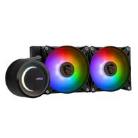 Система охлаждения MSI MAG CORELIQUID E240 2x ARGB Fan, Color Box, LGA1700 [306-7ZW5E17-C24] фотографии