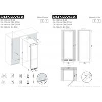 Винный шкаф Dunavox (Венгрия) DX-181.490DBK фотографии