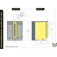 Встраиваемый винный шкаф Meyvel MV9-KBT1 фотографии