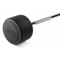 Штанга неразборная обрезиненная VictoryFit VF-DX4400 40 кг, прямой гриф фотографии