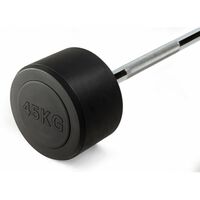 Штанга неразборная обрезиненная VictoryFit VF-DX4450 45 кг, прямой гриф фотографии