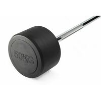 Штанга неразборная обрезиненная VictoryFit VF-DX4500 50 кг, прямой гриф фотографии