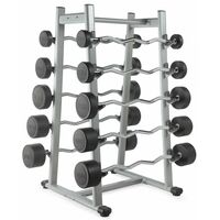 Штанга неразборная обрезиненная VictoryFit VF-DX4500 50 кг, прямой гриф фотографии