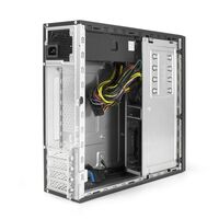 Корпус Exegate MI-641-01/TPS350 Desktop mini-ITX/mATX, БП TPS350 с вент. 8см, 2*USB+2*USB3.0 [EX296198RUS] фотографии