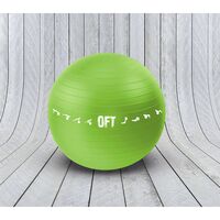 Гимнастический мяч Original FitTools 65 см для коммерческого использования зеленый с насосом [FT-GBPRO-65GN] фотографии