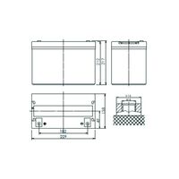 Батарея PowerMAN CA12500 12В, 50Ач фотографии