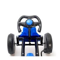 Веломобиль DRIFT, звук, цвет синий фотографии