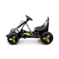 Веломобиль GO KART, звук, цвет чёрный фотографии