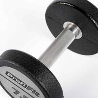 Гантельный ряд полиуретановый PROFI-FIT 2.5-25 кг шаг 2.5 кг, 10 пар фотографии