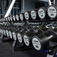 Гантельный ряд полиуретановый PROFI-FIT 40-50 кг шаг 2.5 кг, 5 пар фотографии
