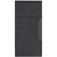 Корпус с блоком питания Foxline FL-733-FZ450R mATX, 2x5.25EXT, 2x3.5EXT, 5x3.5INT, 2xUSB2.0, HDA, w/o FAN, w/450W ATX PSU, w/1.2m EU pwr cord фотографии