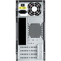Корпус с блоком питания Foxline FL-733-FZ450R mATX, 2x5.25EXT, 2x3.5EXT, 5x3.5INT, 2xUSB2.0, HDA, w/o FAN, w/450W ATX PSU, w/1.2m EU pwr cord фотографии