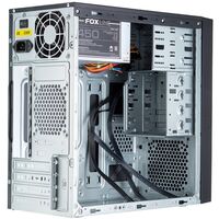 Корпус с блоком питания Foxline FL-733-FZ450R mATX, 2x5.25EXT, 2x3.5EXT, 5x3.5INT, 2xUSB2.0, HDA, w/o FAN, w/450W ATX PSU, w/1.2m EU pwr cord фотографии