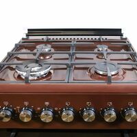 Плита комбинированная WILLMARK CS-6614 60*60 см, 4 газовые конфорки: 0,9/1,55/1,55/2,6 кВт, электроподжиг с кнопки, духовка электричекая фотографии