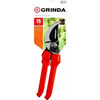 Плоскостной секатор GRINDA G-33 200 мм, закаленные лезвия, тефлоновое покрытие, пластиковые рукоятки [40211] фотографии