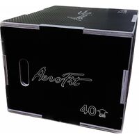 Тумба для запрыгивания "Плиобокс", Aerofit, черный, фанера, 40х50х60 см [AFPBB-M] фотографии