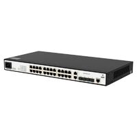 Управляемый гигабитный коммутатор SNR SNR-S2985G-24TC-RPS уровень 2, 24 порта 10/100/1000Base-T, 2 порта Combo 10/100/1000Base-T|100/1000Base-X SFP, 2 порта 100/1000Base-X SFP, встроенный БП ~220V AC фотографии