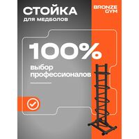 Стойка для медболов BRONZE GYM BR-1021 60х36х148см. [BG-BR-1021_MB] фотографии