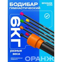 Палка гимнастическая BRONZE GYM БОДИБАР 6 кг [BG-FA-BDB6] фотографии