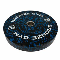 Диск бамперный BRONZE GYM BGBMC20 камуфляж, синий, 20кг фотографии