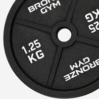 Диск олимпийский BRONZE GYM BGPLCI012 чугунный, 1,25 кг фотографии
