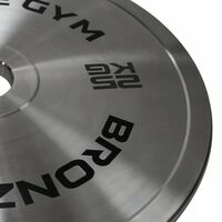 Диск олимпийский BRONZE GYM BGPLST250 стальной, 25 кг фотографии