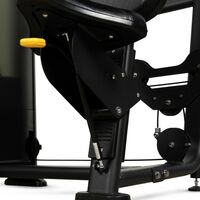 Тренажер для гребной тяги BRONZE GYM BLANC 34 с упором, профессиональный фотографии
