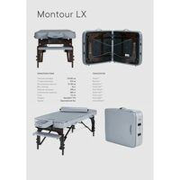 Массажный стол Master Montour LX складной, 76 см широкий фотографии