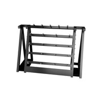 Стойка для хранения штанг для аэробики BRONZE GYM BG-FA-BP-RACK 190х55х128, на 20 шт. фотографии