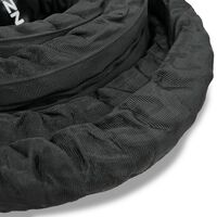 Канат тренировочный BRONZE GYM BG-FA-BR12 3.8см.х12м., 9кг., с защитным рукавом фотографии