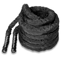 Канат тренировочный BRONZE GYM BG-FA-BR12 3.8см.х12м., 9кг., с защитным рукавом фотографии