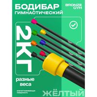 Палка гимнастическая BRONZE GYM БОДИБAR 2 кг [BG-FA-BDB2] фотографии