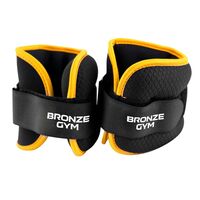 Утяжелители для ног и рук BRONZE GYM BG-FA-WW1 1кг, 0.5кг х 2, пара. фотографии