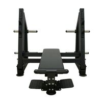 Скамья для жима лёжа BRONZE GYM PARTNER ML-901 с доводчиком, упором и подставкой для ног фотографии