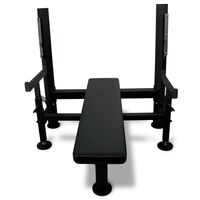 Скамья для жима лёжа BRONZE GYM PARTNER ML-902 со страховочными упорами фотографии
