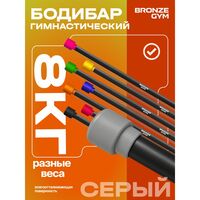 Палка гимнастическая BRONZE GYM БОДИБАР 8 кг [BG-FA-BDB8] фотографии