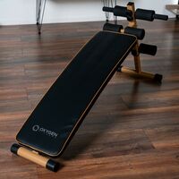Скамья для пресса Oxygen Fitness VINSON изогнутая, домашняя фотографии