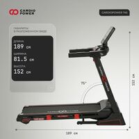 Беговая дорожка CardioPower T45 NEW фотографии
