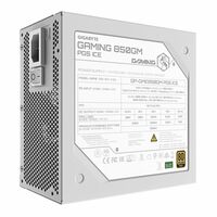 Блок питания ПК GigaByte GME850GM PG5 ICE 850W Белый, 80Plus Platinum, полностью модульный, PCIe Gen 5.1, ATX 3.1 compatible [GP-GME850GM PG5 ICE] фотографии
