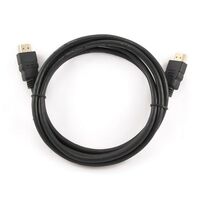 Кабель HDMI Cablexpert CC-HDMI4-6 1.8м, v1.4, 19M/19M, черный, позол.разъемы, экран, пакет {100} фотографии