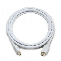 Кабель HDMI Cablexpert CC-HDMI4-W-10 3м, v1.4, 19M/19M, белый, позол.разъемы, экран, пакет фотографии
