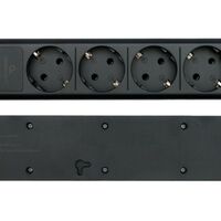 Сетевой фильтр Cablexpert Exnovo EXN-4-CU2-B-2 черный, макс. мощность 2500Вт, 3 розетки 220В, 10А, 2 розетки USB-A 5В, 1 розетка USB-C 30Вт PD, кабель 2м, ур.защиты 4+, коробка фотографии