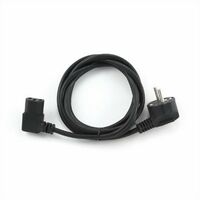 Кабель питания Cablexpert PC-186A-VDE 1.8м, Schuko-C13, VDE, 10А, сечение провода: 0.75 мм2, черный, угловой разъем, с заземлением, пакет фотографии