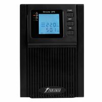 Источник бесперебойного питания PowerMAN Online 2000 Plus UPS 2000VA ONL2K Plus>LCD, ComPort, USB, защита телефонной  линии/RJ45, без АКБ фотографии