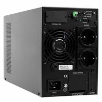 Источник бесперебойного питания PowerMAN Online 2000 Plus UPS 2000VA ONL2K Plus>LCD, ComPort, USB, защита телефонной  линии/RJ45, без АКБ фотографии
