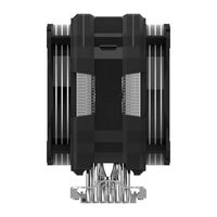 Вентилятор ALSEYE M120D (PLUS) Universal 200W, Heat pipe 6mm*6, 120mm FAN 700-1900rpm, 73.75CFM, 41.2dBA, 8 LED, LED temperature cover RTL [AS.01.01.0044] фотографии