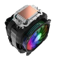 Вентилятор ALSEYE M120D (PLUS) Universal 200W, Heat pipe 6mm*6, 120mm FAN 700-1900rpm, 73.75CFM, 41.2dBA, 8 LED, LED temperature cover RTL [AS.01.01.0044] фотографии