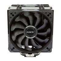 Вентилятор ALSEYE S120D-B Universal TDP 135W, 2x120FAN, 4 heat pipe, PWM, RTL [AS.01.07.0019] фотографии