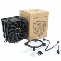 Вентилятор ALSEYE S120D-B Universal TDP 135W, 2x120FAN, 4 heat pipe, PWM, RTL [AS.01.07.0019] фотографии